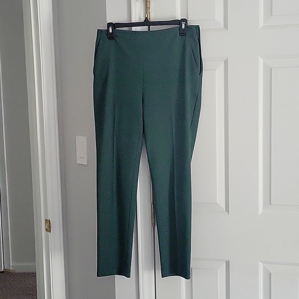 Ann Taylor Side Zip Ankle Pant in Bi-Stretch